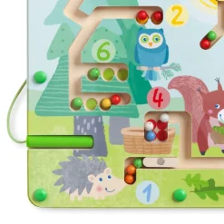 HABA Forest Friends Magnetic Maze< Lacing Toys + Motor Skills