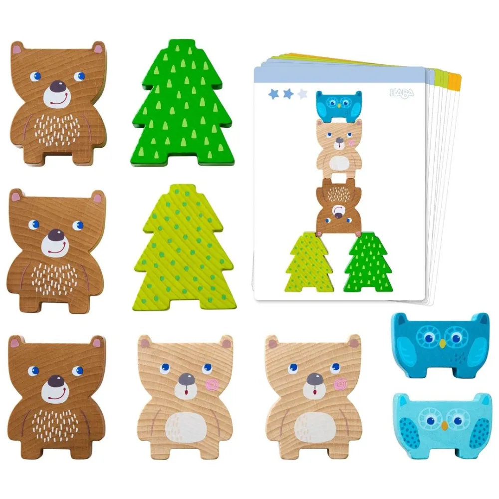 HABA Forest Friends Stacking Toy< Wooden Stacking Toys & Arranging Games