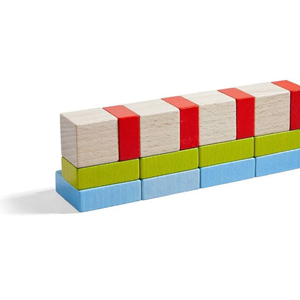 HABA Four By Four 3D Arranging Game Wooden Building Blocks< Arranging Games