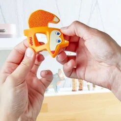 HABA Fox Silicone Teething Toy< Grasping + Teething Toys