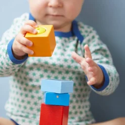 HABA Fun With Sounds Wooden Discovery Blocks< Musical Toys