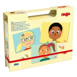 HABA Funny Faces Magnetic Game Box< Travel + Magnetic Games