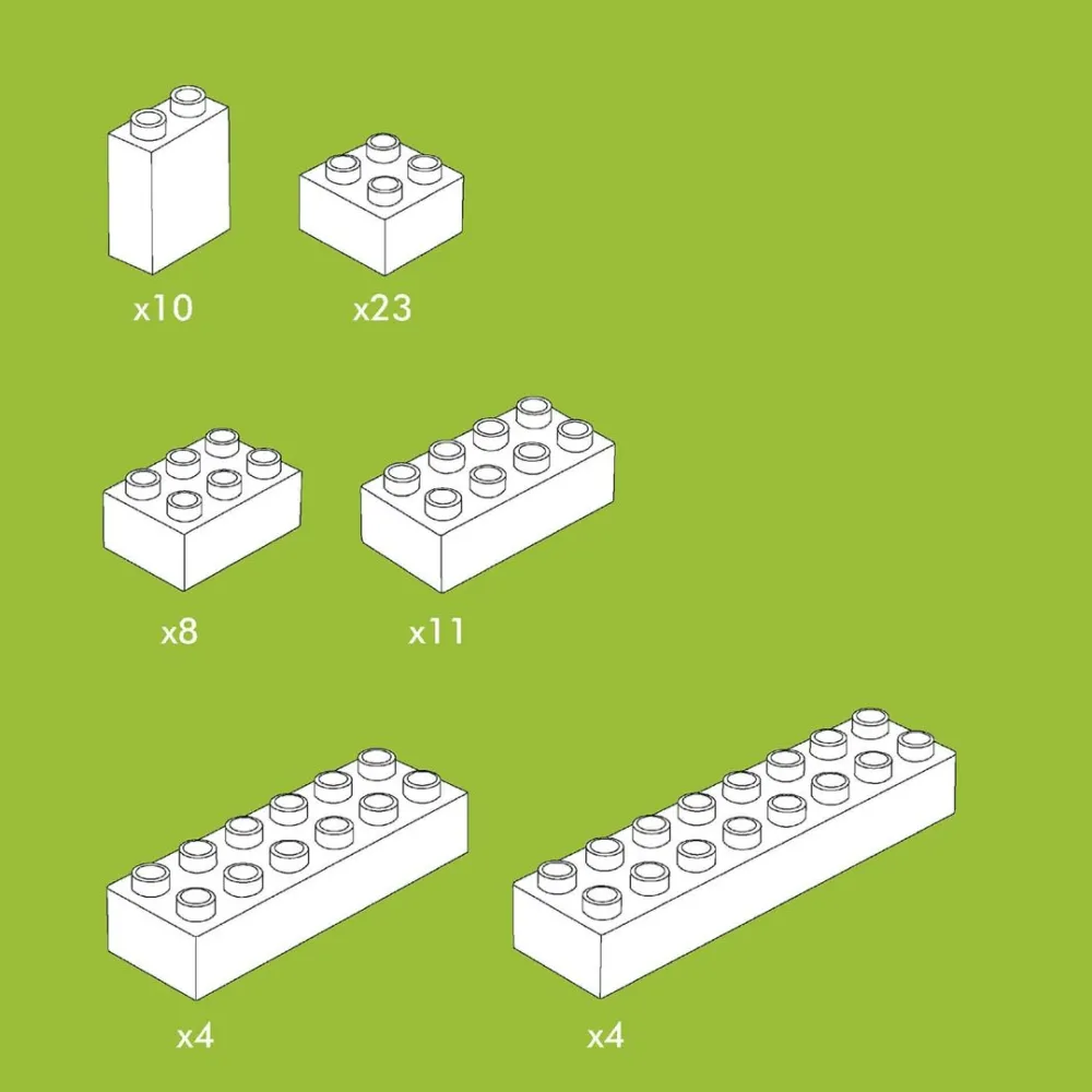 HABA Hubelino White Building Blocks Set< Hubelino Marble Runs
