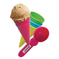 HABA Ice Cream 5 Piece Set With 4 Cones And A Scoop< Beach & Outdoor Toys