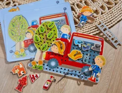 HABA In Action! Threading & Lacing Game< Lacing Toys + Motor Skills