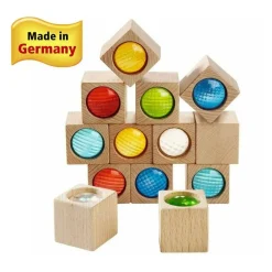 HABA Kaleidoscopic Colored Prisms Building Blocks< Wooden Building Blocks