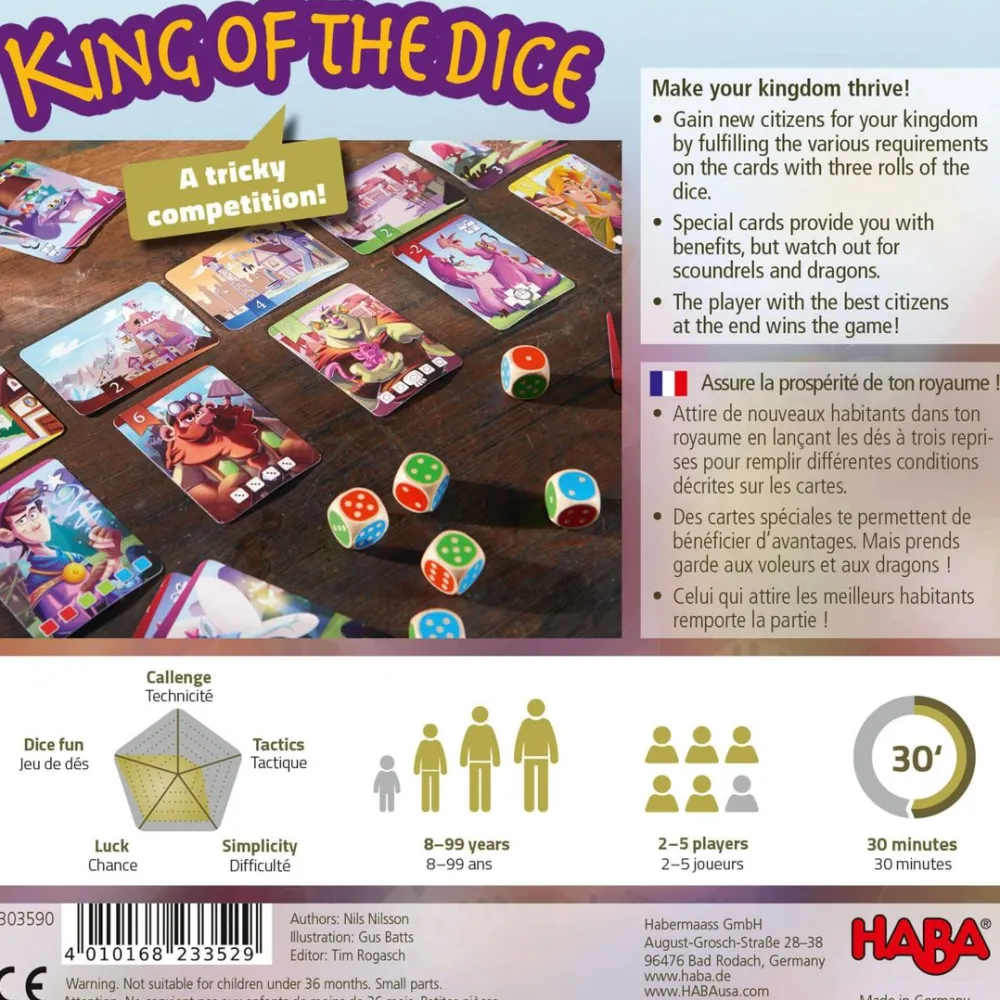 HABA King Of The Dice< Family Games