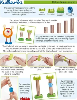 HABA Kullerbu Base & Connectors Expansion Set< Kullerbu Track System