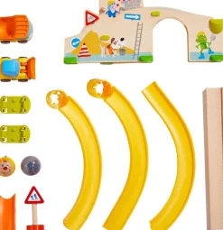HABA Kullerbu Construction Site Play Track Starter Set< Kullerbu Track System