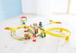HABA Kullerbu Construction Site Play Track Starter Set< Kullerbu Track System