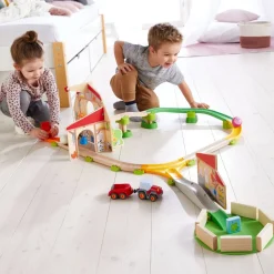 HABA Kullerbu Farmyard Play Track Starter Set With Sound< Kullerbu Track System