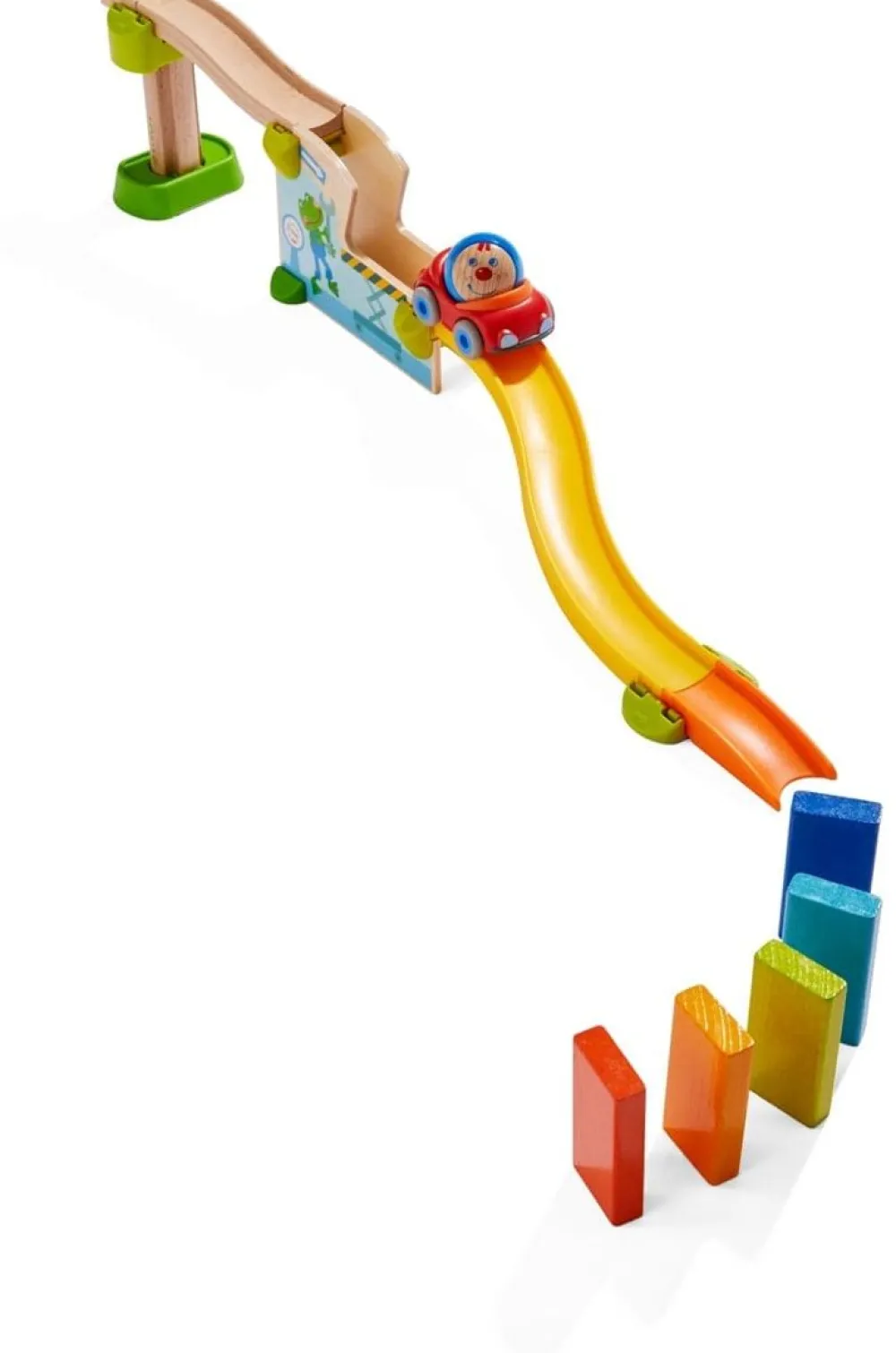 HABA Kullerbu Jump Into Car Dominos Play Set< Kullerbu Track System