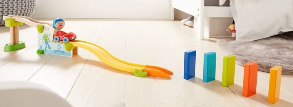 HABA Kullerbu Jump Into Car Dominos Play Set< Kullerbu Track System