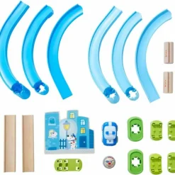 HABA Kullerbu Police Chase 16 Piece Play Set< Kullerbu Starter Sets