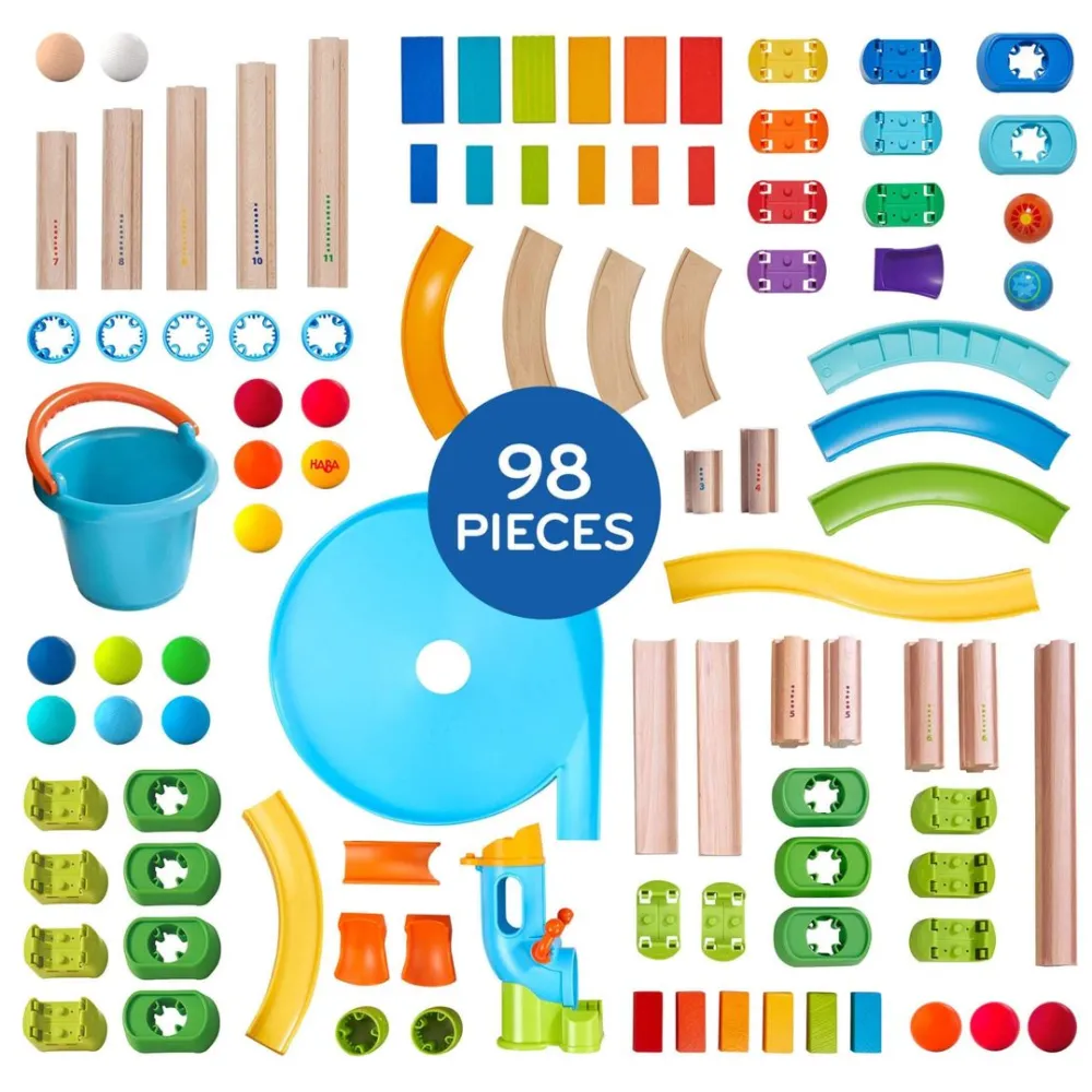 HABA Kullerbu Rainbow Run Bundle< Kullerbu Track System