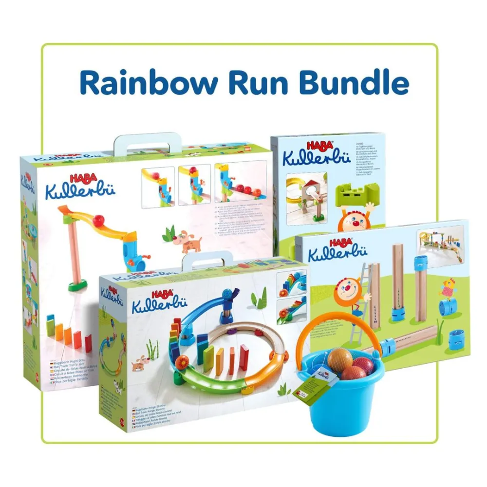HABA Kullerbu Rainbow Run Bundle< Kullerbu Track System