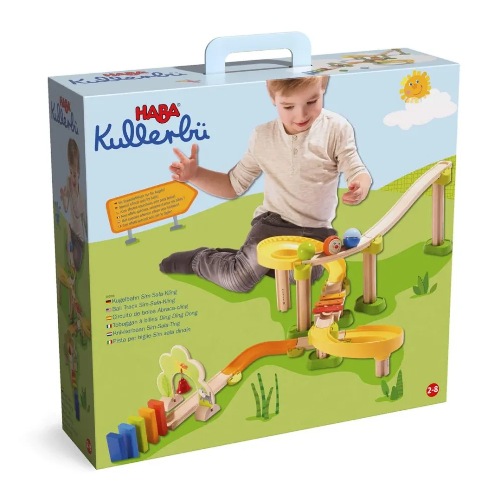 HABA Kullerbu Sim-Sala-Kling Wooden Track Set< Kullerbu Track System