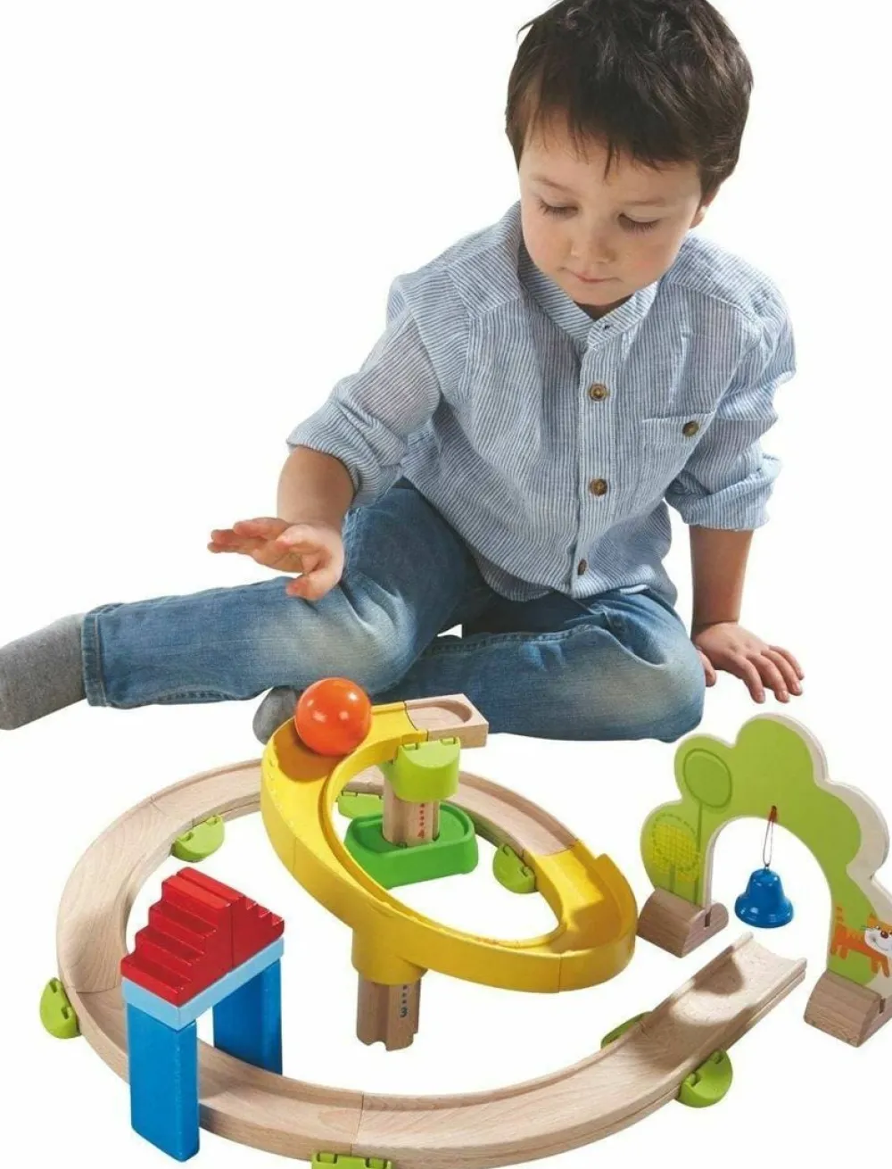 HABA Kullerbu Spiral 26 Piece Starter Track Set< Kullerbu Track System
