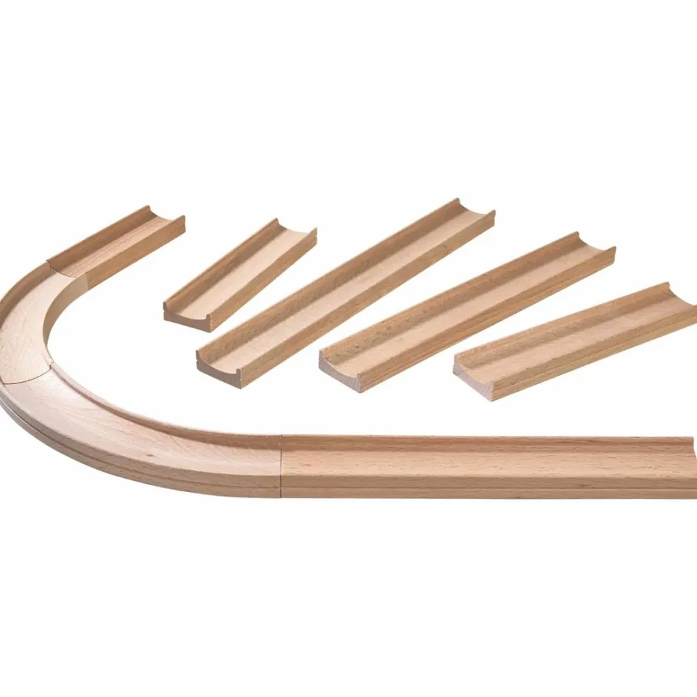 HABA Kullerbu Straight And Curves Track Expansion Set< Kullerbu Track System
