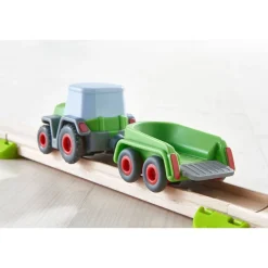 HABA Kullerbu Tractor And Trailer With Momentum Motor< Kullerbu Vehicles & Balls