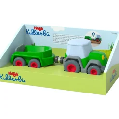 HABA Kullerbu Tractor And Trailer With Momentum Motor< Kullerbu Vehicles & Balls