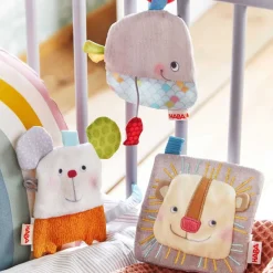 HABA Lion Crackly Lovey< Plush Baby Toys