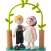 HABA Little Friends Bride & Groom Wedding Play Set< Little Friends People