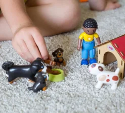HABA Little Friends Dog Lucky With Doghouse< Little Friends Accessories