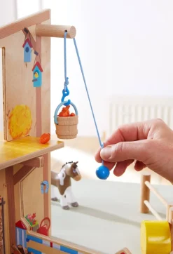 HABA Little Friends Happy Horse Riding Stable< Little Friends Play Sets