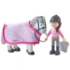 HABA Little Friends Rider Sanya And Horse Saphira Play Set< Little Friends Play Sets