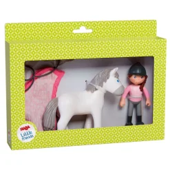 HABA Little Friends Rider Sanya And Horse Saphira Play Set< Little Friends Play Sets