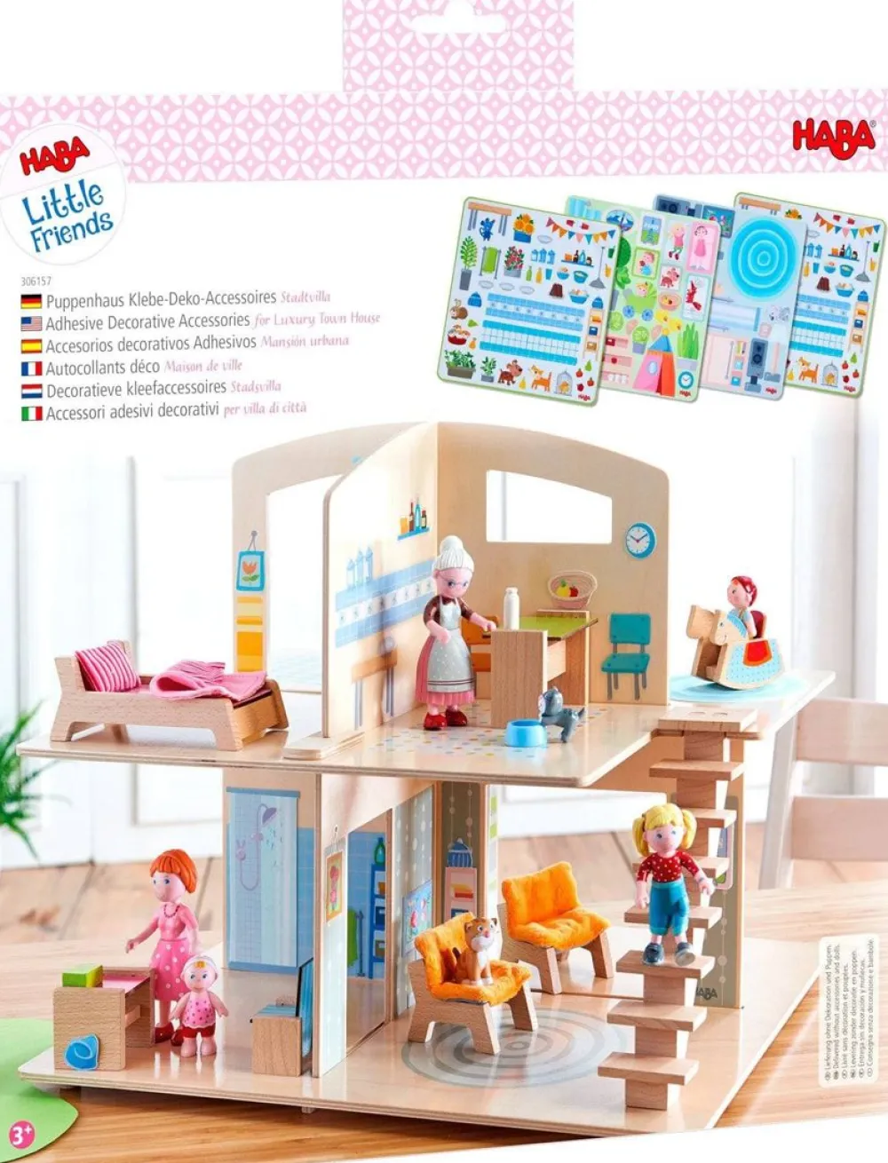 HABA Little Friends Town Villa Decorative Decals< Little Friends Accessories