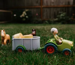 HABA Little Friends Tractor And Trailer< Little Friends Accessories