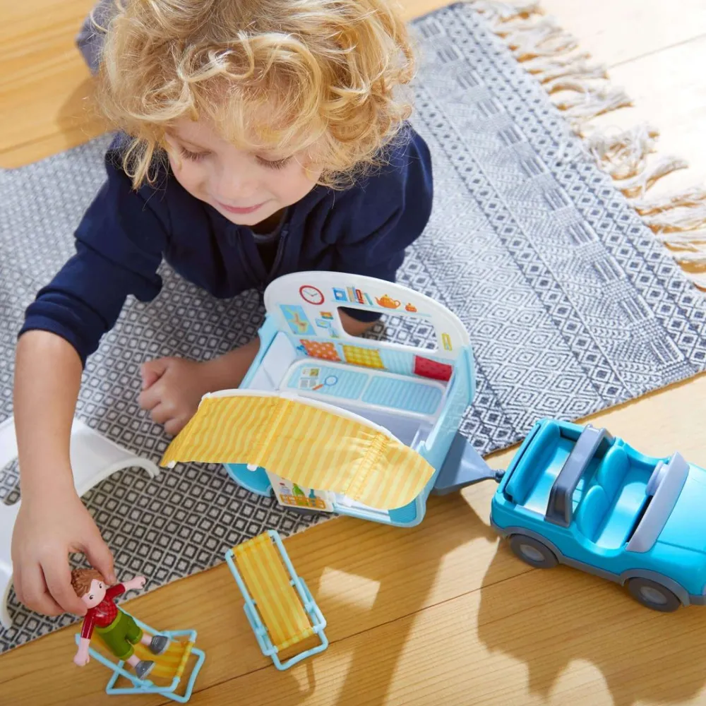 HABA Little Friends Vacation Camper Play Set< Little Friends Play Sets
