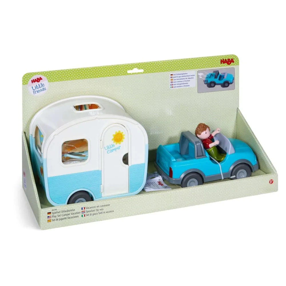 HABA Little Friends Vacation Camper Play Set< Little Friends Accessories