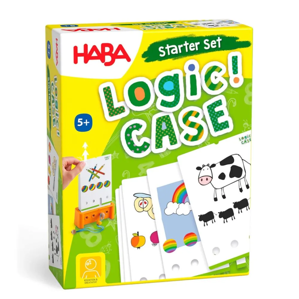 HABA Logic! Case Starter Set 5+< Lacing Toys + Motor Skills