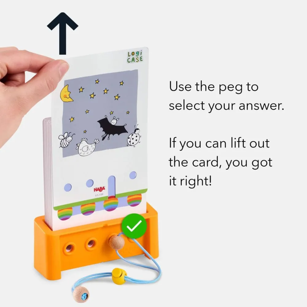 HABA Logic! Case Starter Set 5+< Lacing Toys + Motor Skills