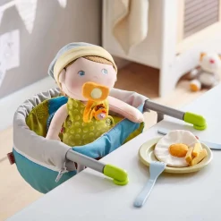 HABA Maxime On The Go: Deluxe Baby Doll Bundle< Doll Clothes + Accessories