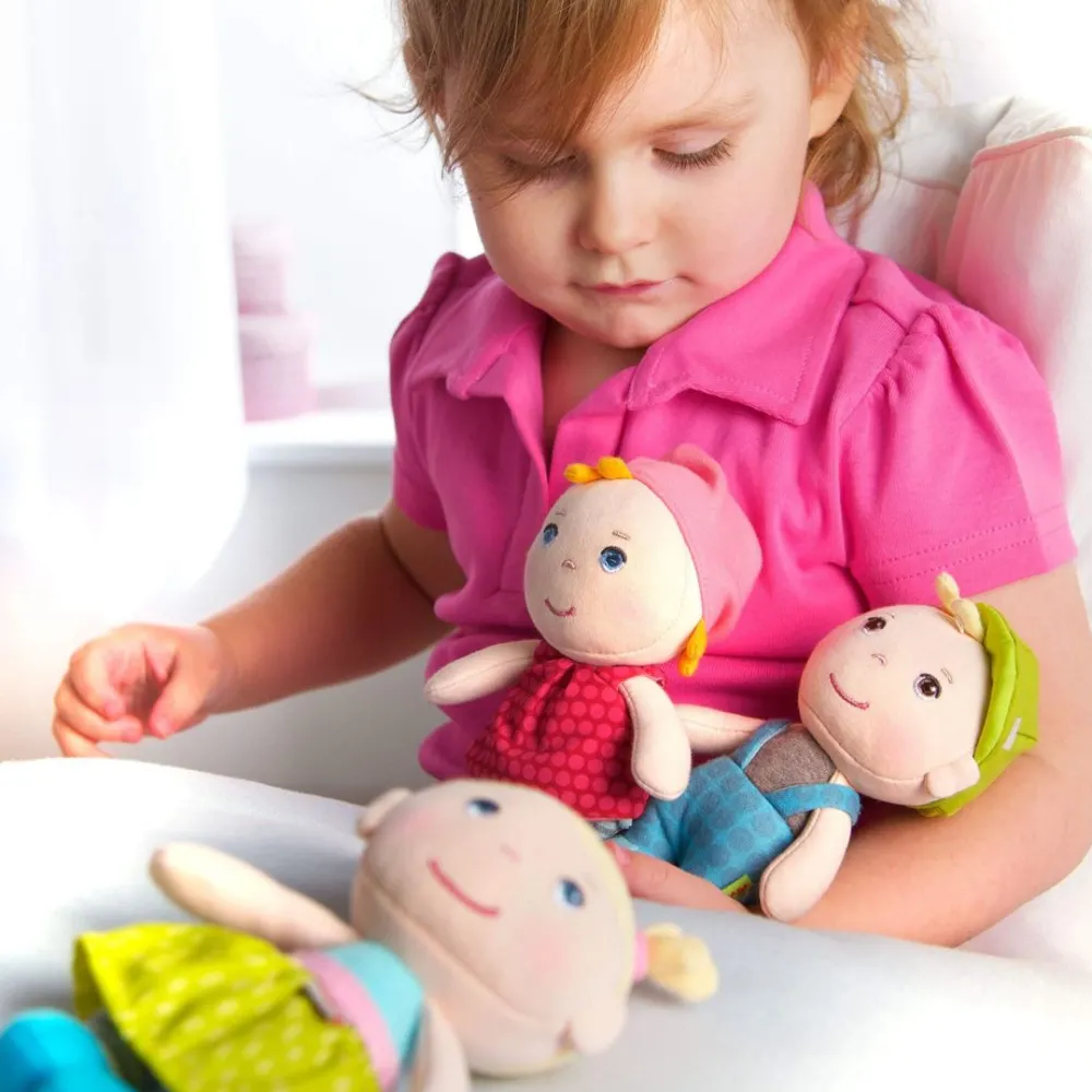HABA Mini Doll 6" Hertha< Plush Dolls