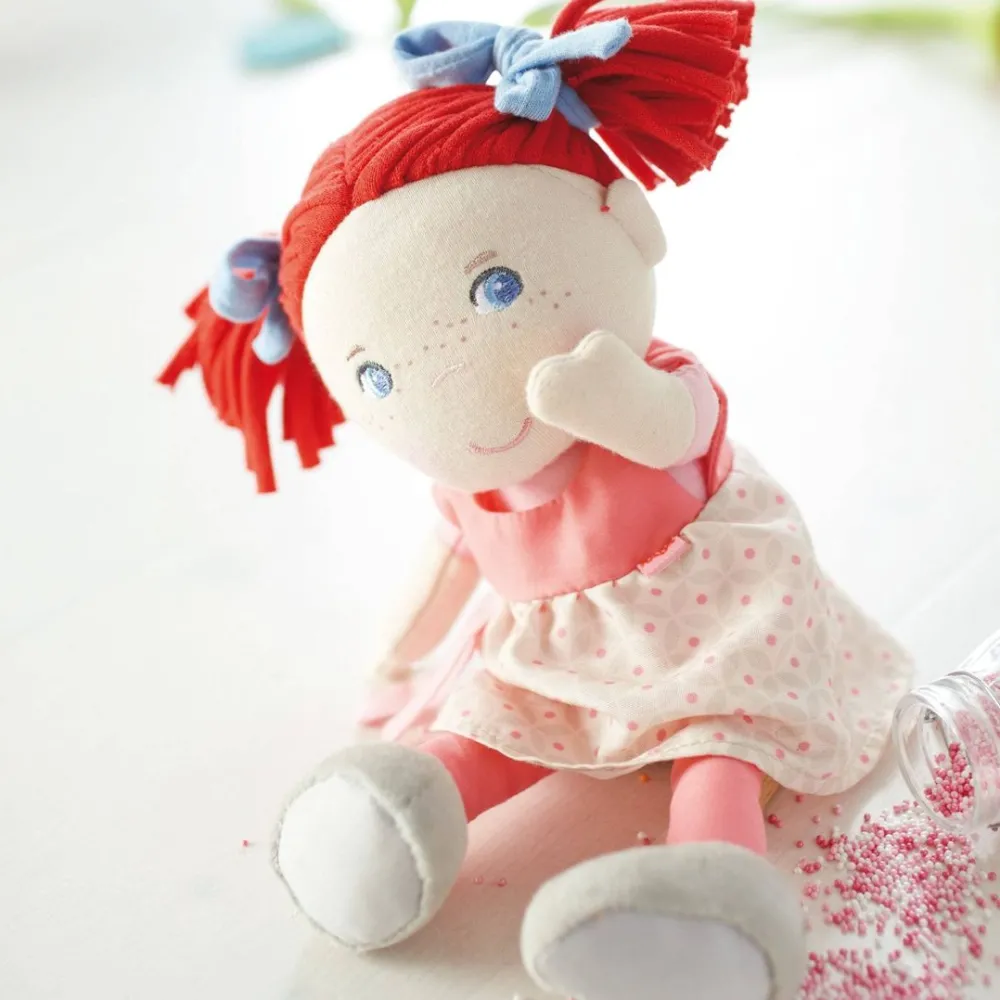 HABA Mirli 8" Soft Baby Doll In Gift Tin< Plush Dolls