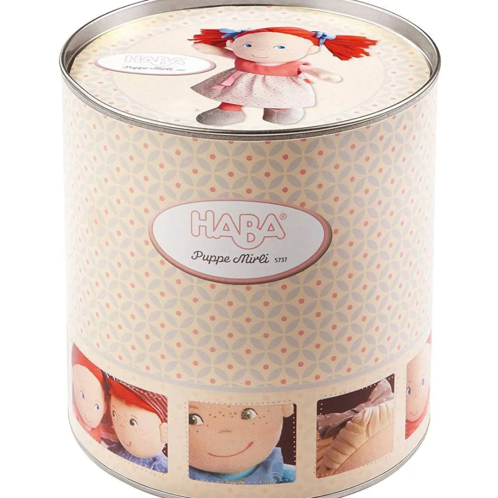 HABA Mirli 8" Soft Baby Doll In Gift Tin< Plush Dolls