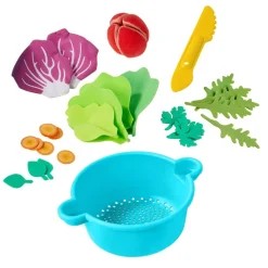HABA Mixed Salad Bowl With Felt Veggies< Pretend Play Food