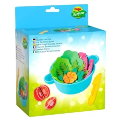 HABA Mixed Salad Bowl With Felt Veggies< Pretend Play Food