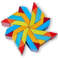 HABA Mosaic 3D Wooden Arranging Game< Wooden Building Blocks
