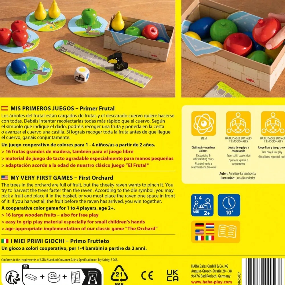 HABA My Very First Games - First Orchard - Spanish< Family Games