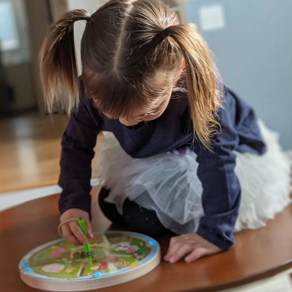 HABA Number Maze Magnetic Game< Lacing Toys + Motor Skills