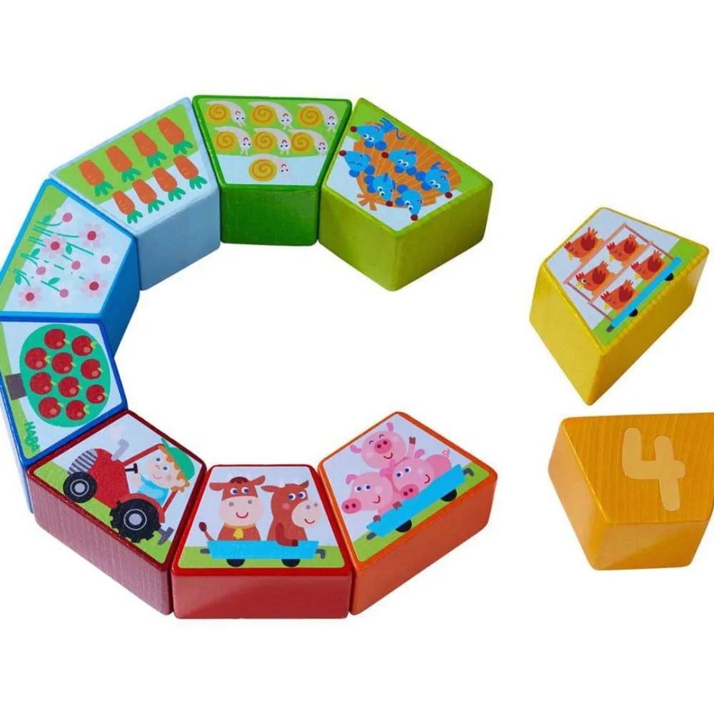 HABA Numbers Farm Wooden Arranging Game< Arranging Games