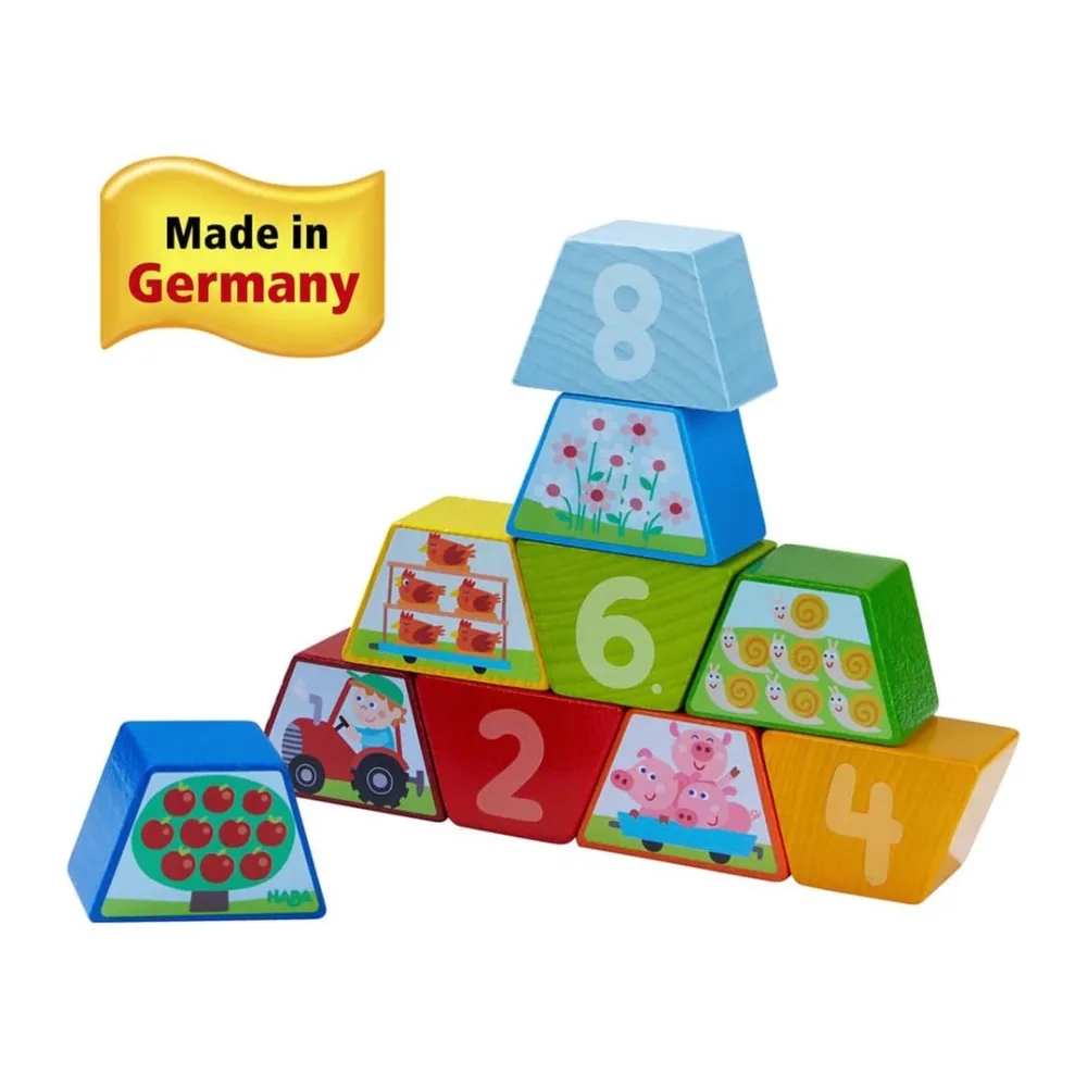 HABA Numbers Farm Wooden Arranging Game< Arranging Games