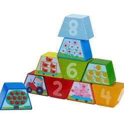 HABA Numbers Farm Wooden Arranging Game< Wooden Stacking Toys & Arranging Games