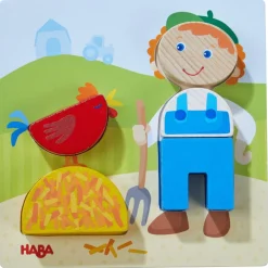HABA On The Farm Arranging Game< Shape Sorters + Stacking Toys